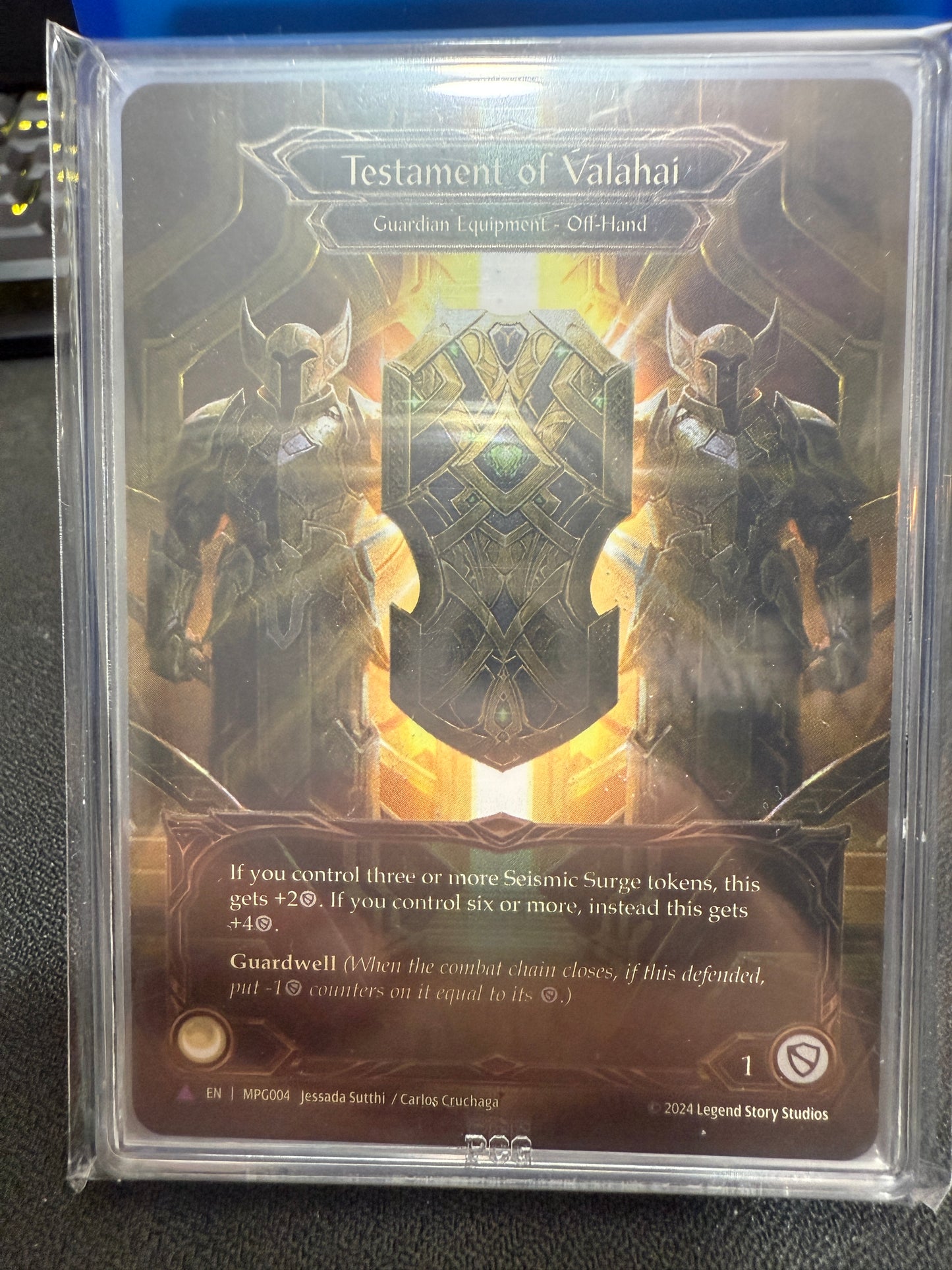 Testament of Valahai Marvel Cold Foil Graded Gem Mint 9.5