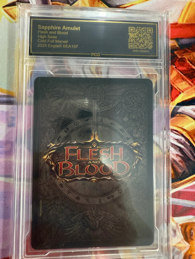 Sapphire Amulet Marvel Cold Foil Graded Gem Mint 9.5