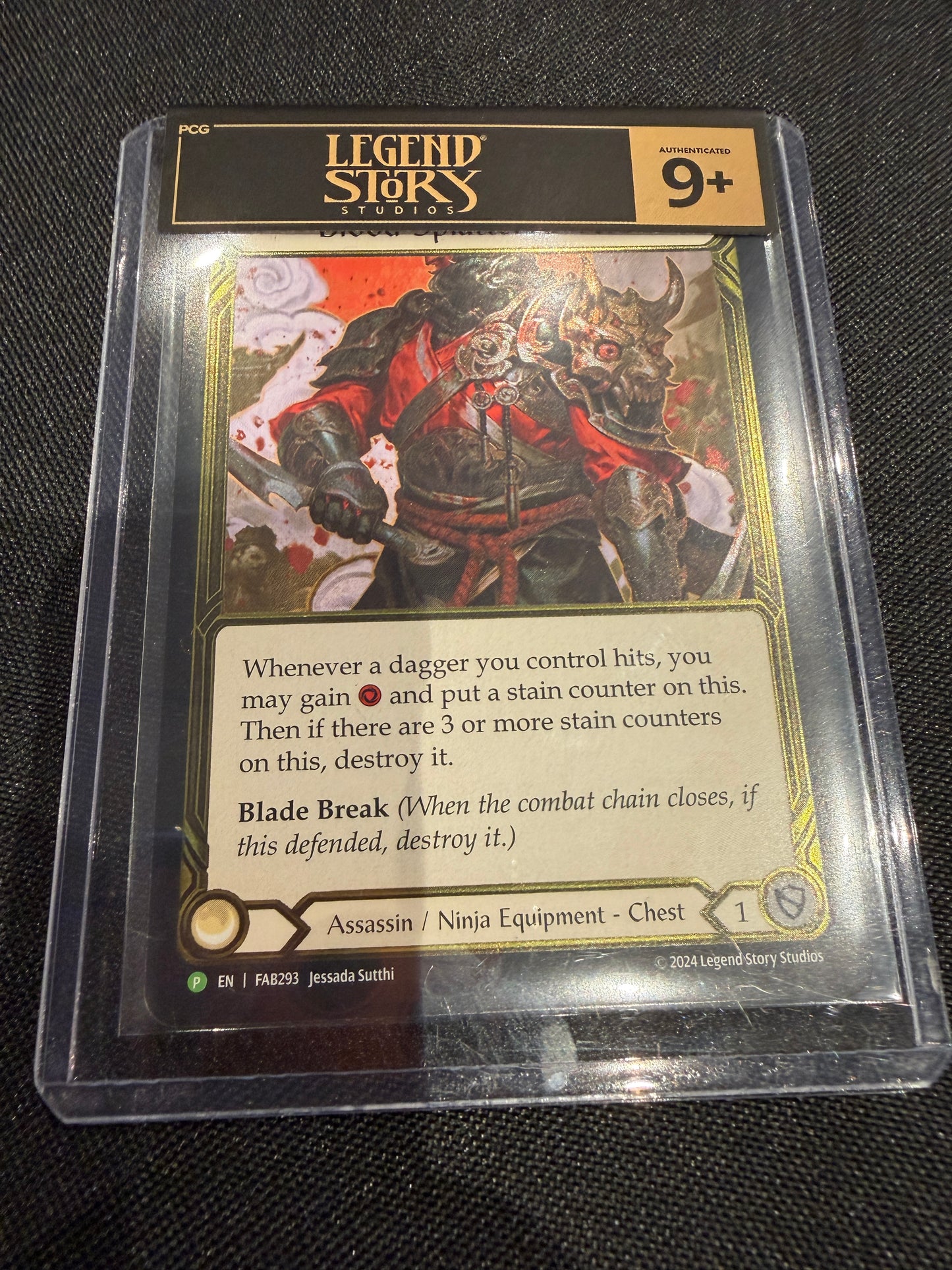 Gold Foil Blood Splattered Vest - Calling Sydney 2025