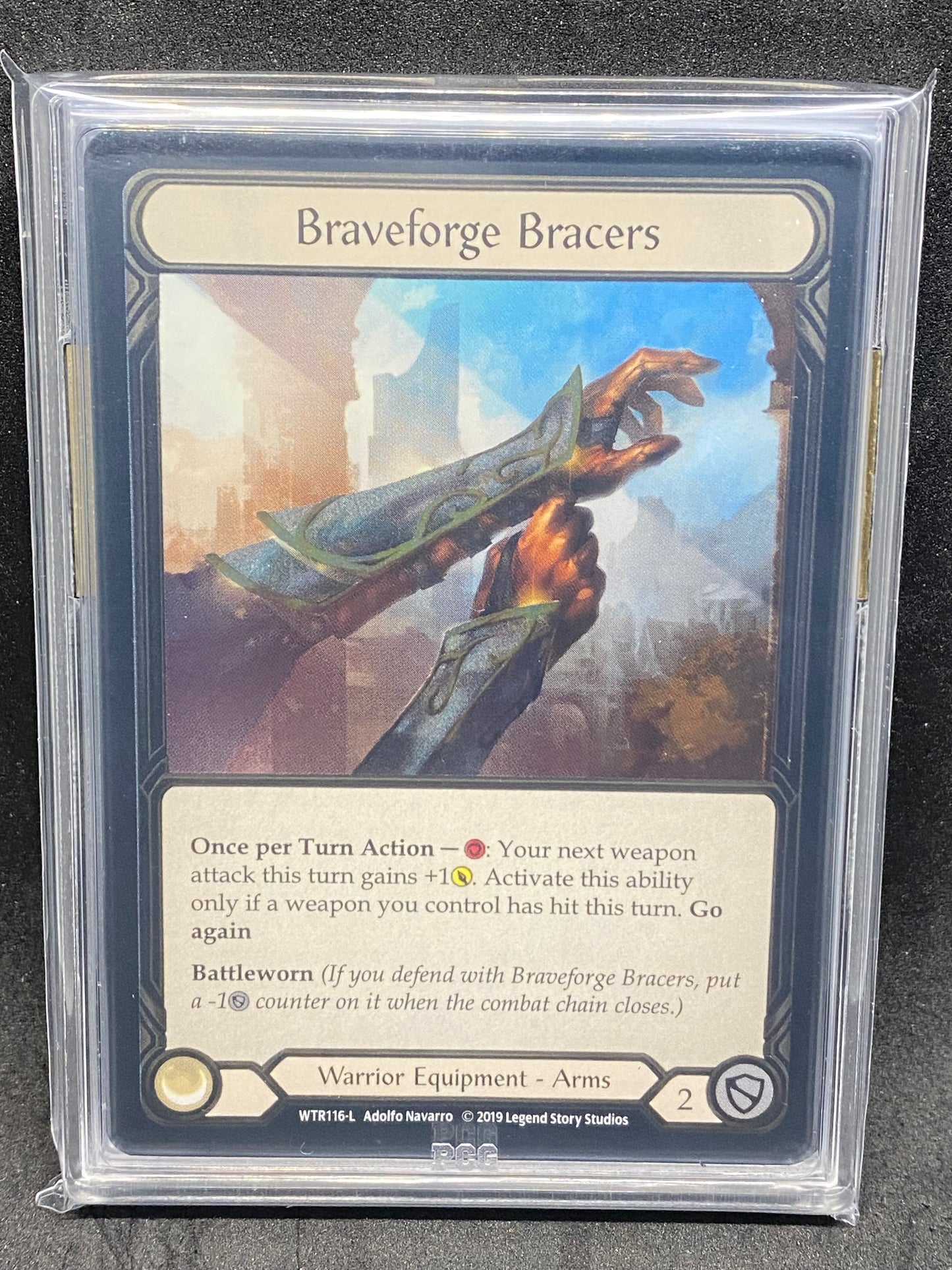 Braveforge Bracers Alpha CF 9.5 Graded Player Slab
