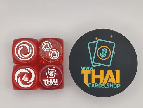 FAB Dice - Resource Only (Red)