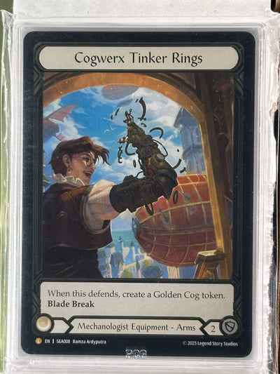 Cogwerx Tinker Rings Cold Foil 9.5 Graded Slim Slab