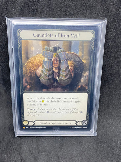 Gauntlets of Iron Will CF 9 Graded Player Slab