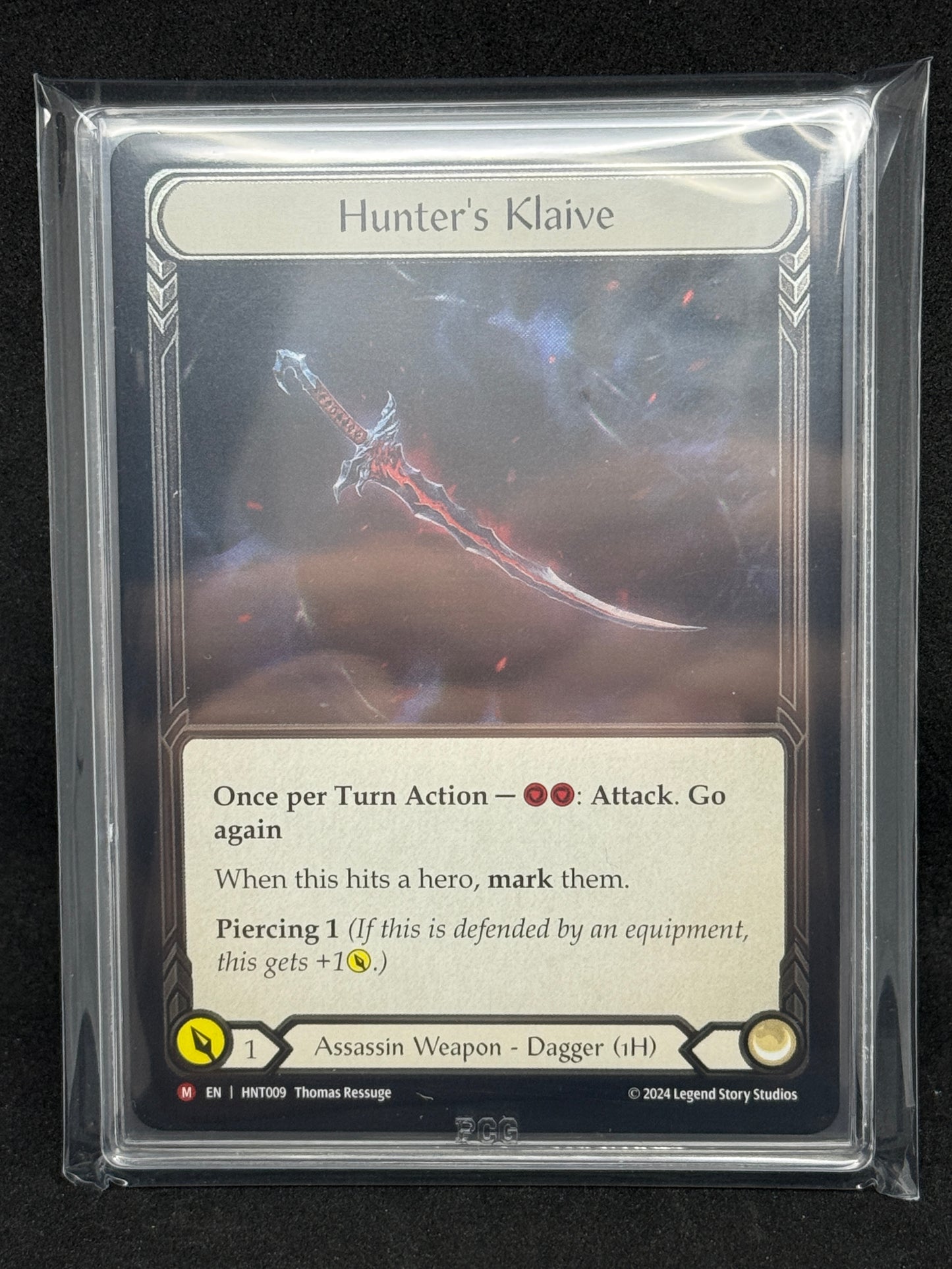 Hunter's Klaive CF Gem Mint 9.5 Graded Slim Slab