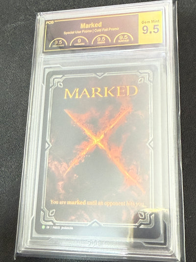 Marked - Cold Foil Promo Graded Gem Mint 9.5