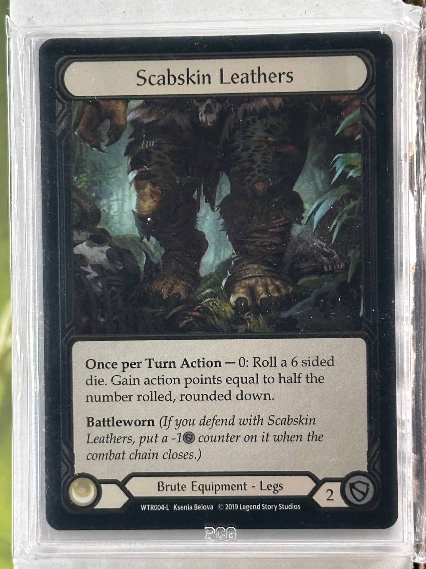 Scabskin Leathers Cold Foil Alpha 9.5 Graded Slim Slab