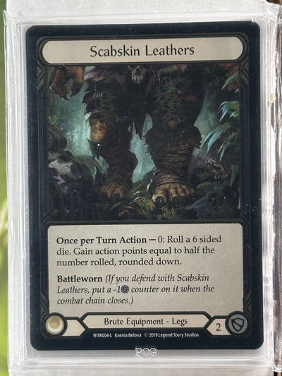 Scabskin Leathers Cold Foil Alpha 9.5 Graded Slim Slab