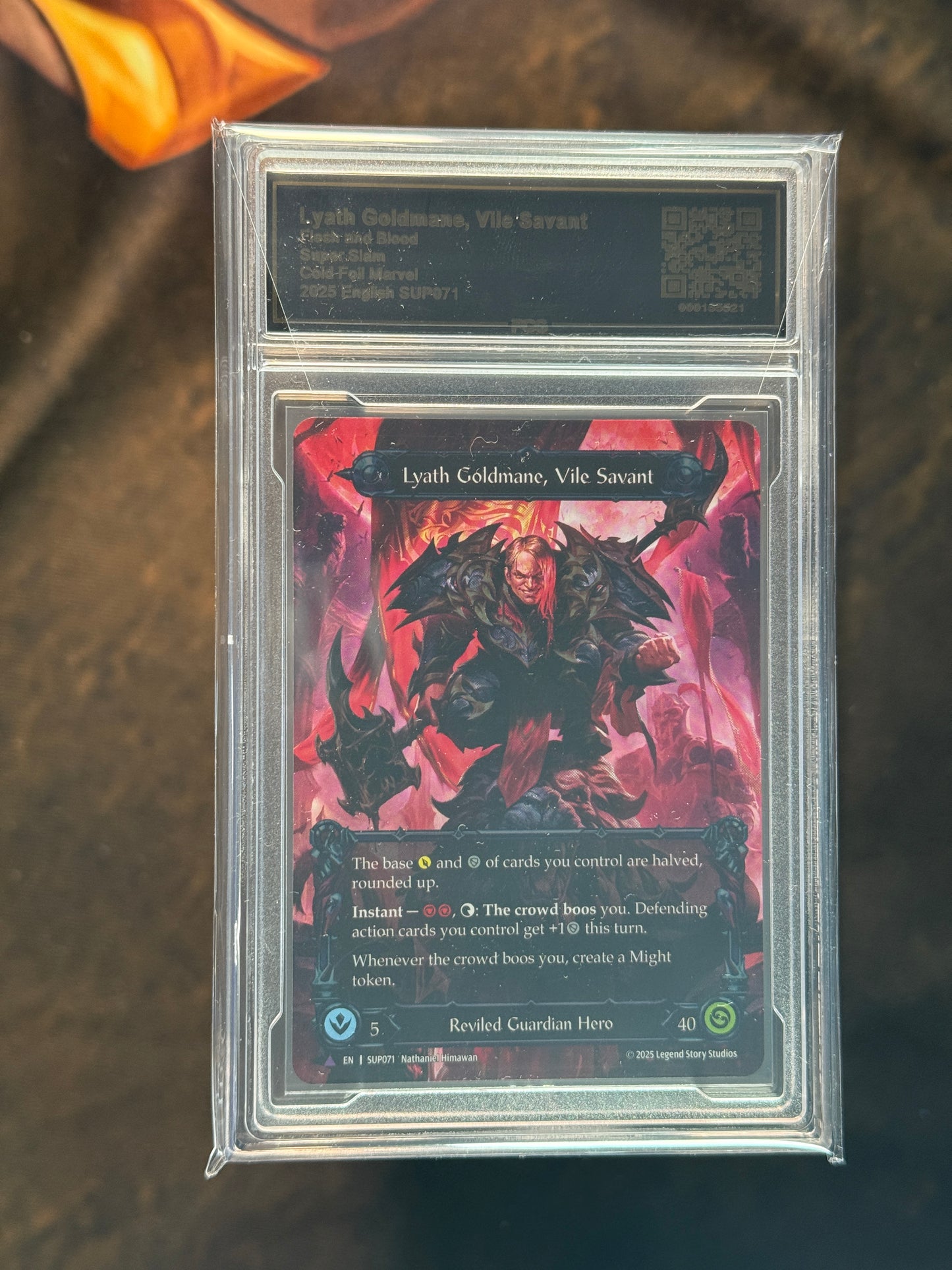 Lyath, Goldmane Vile Savant CF Marvel Pristine 10 PCG