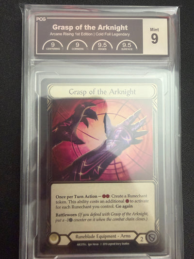 Grasp of the Arknight Cold Foil Graded PCG Mint 9