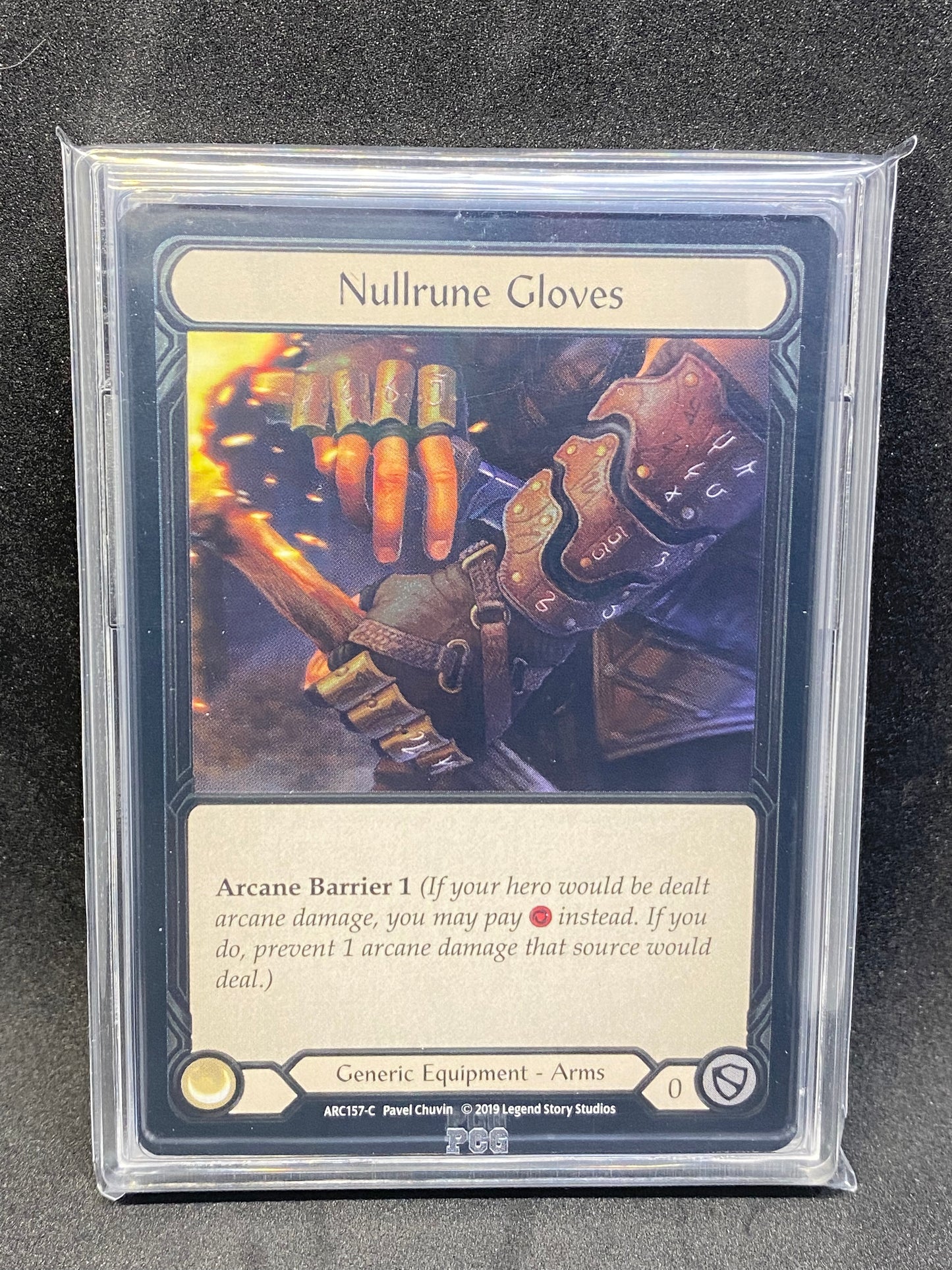 Nullrune Gloves CF 9 Graded Player Slab