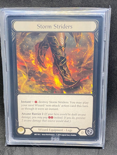 Storm Striders CF 9 Graded Player Slab