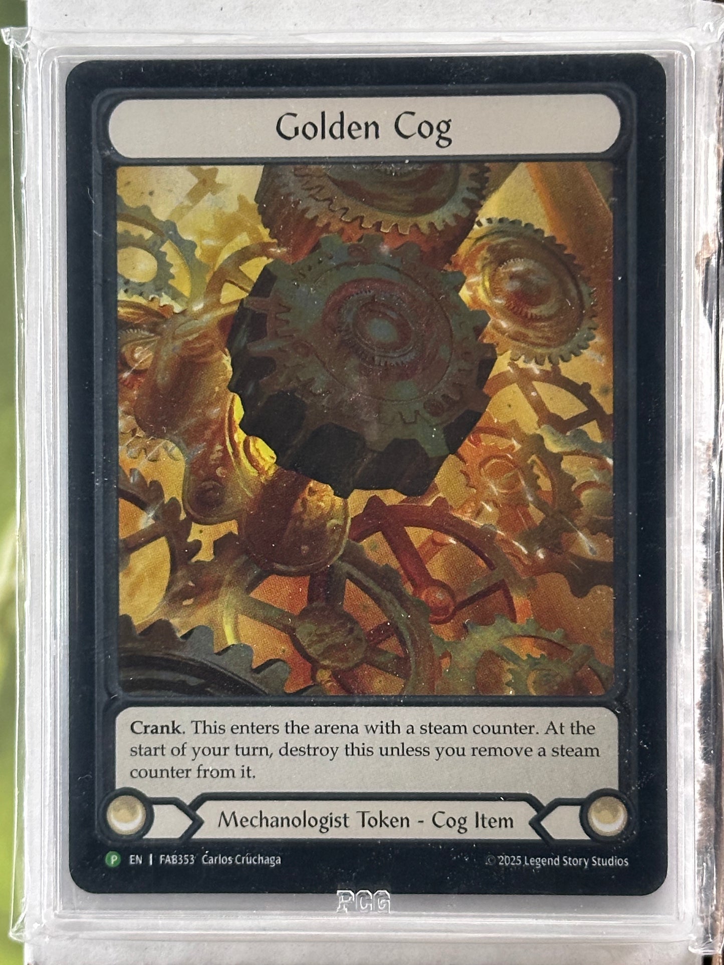 Golden Cog CF Graded 9 Slim Slab