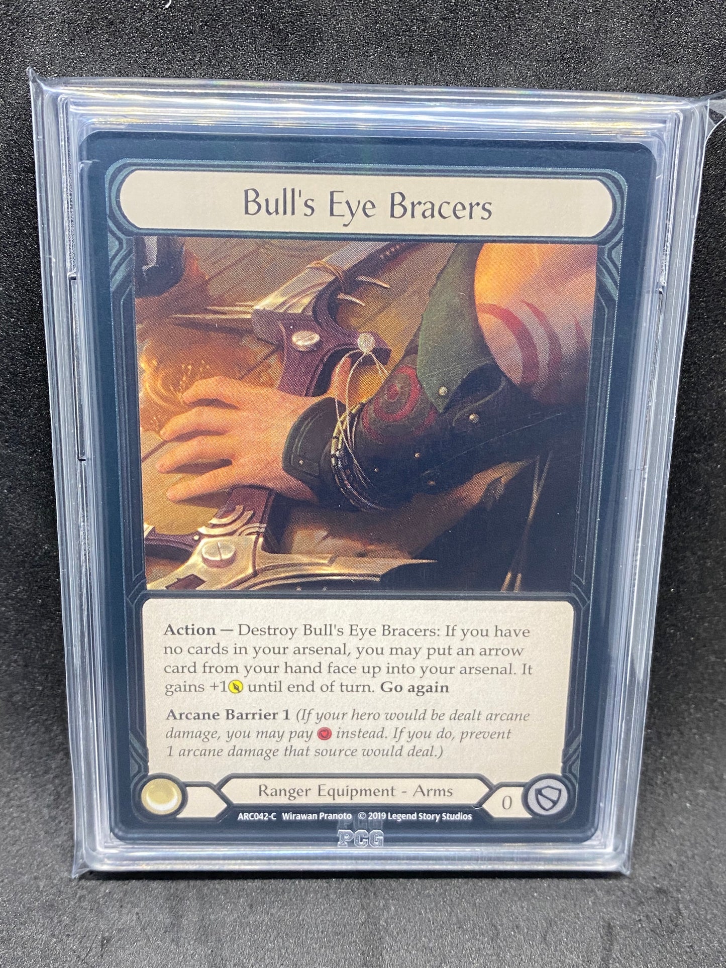 Bull's Eye Bracers CF 9 Graded Player Slab