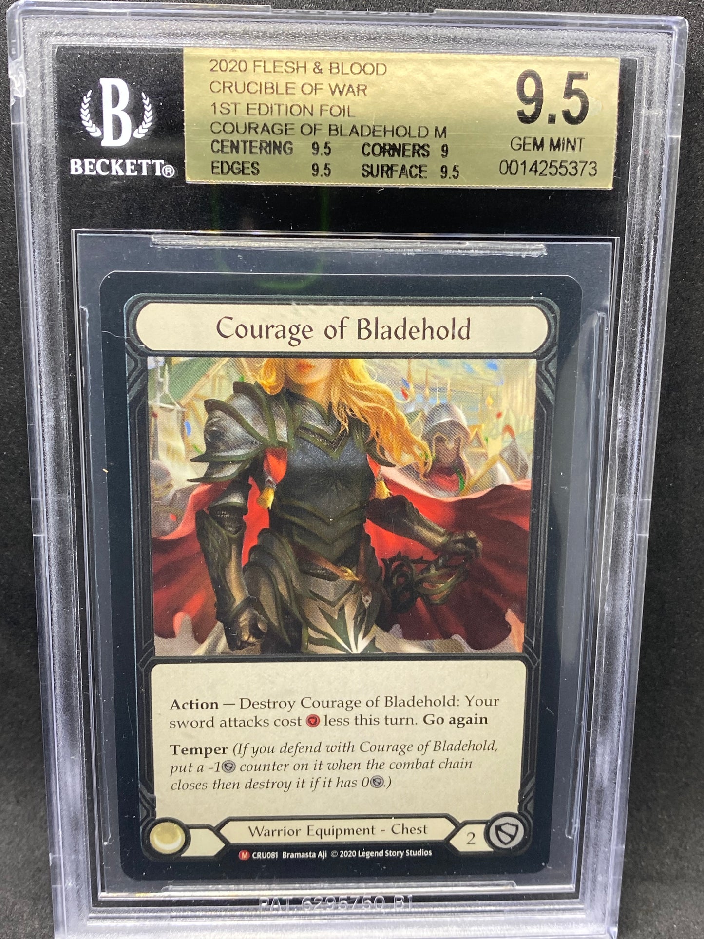 Courage of Bladehold CF 9.5 Beckett Graded