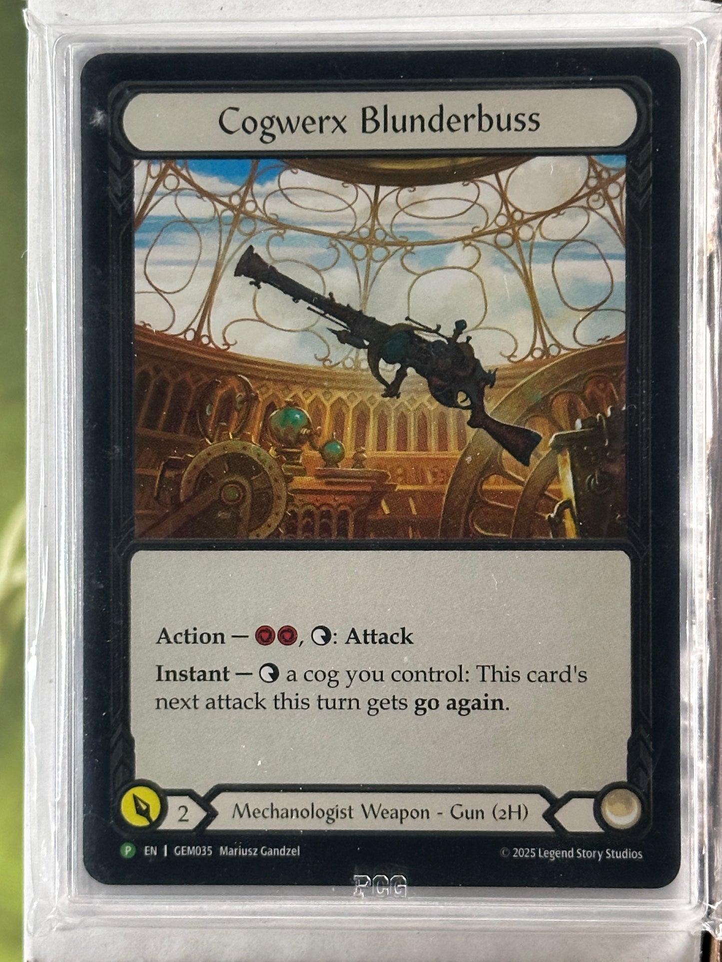 Cogwerx Blunderbuss Cold Foil 9.5 Graded Slim Slab