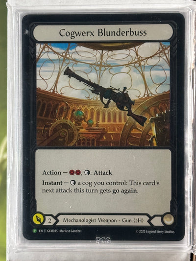 Cogwerx Blunderbuss Cold Foil 9.5 Graded Slim Slab
