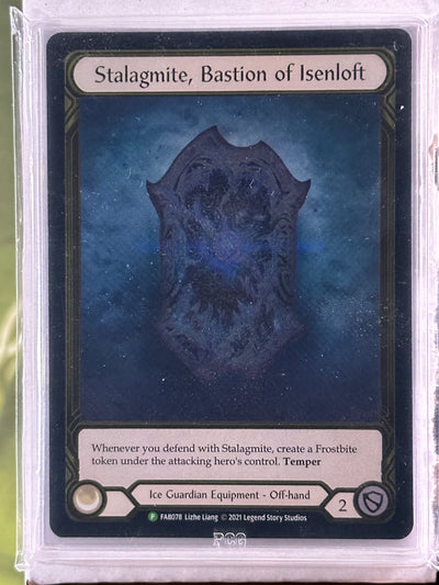Stalagmite, Bastion of Isenloft Gold Foil 9.5 Graded Slim Slab