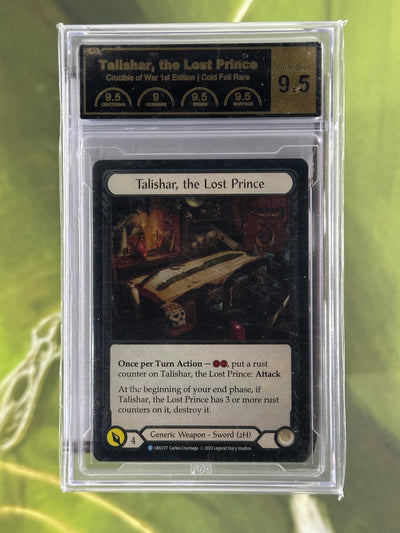 Talishar, the Lost Prince CF Graded 9.5 Collector Slab