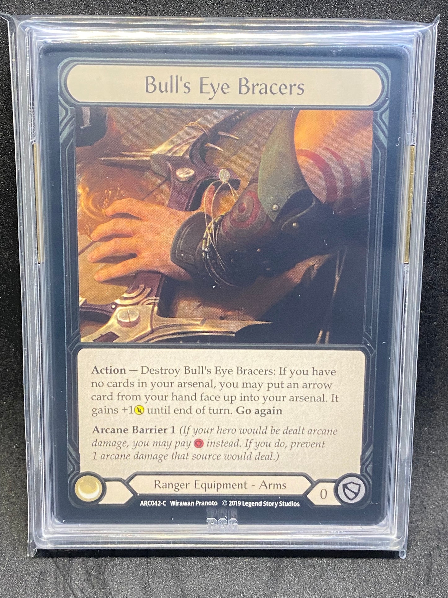Bull's Eye Bracers CF 9.5 Graded Player Slab