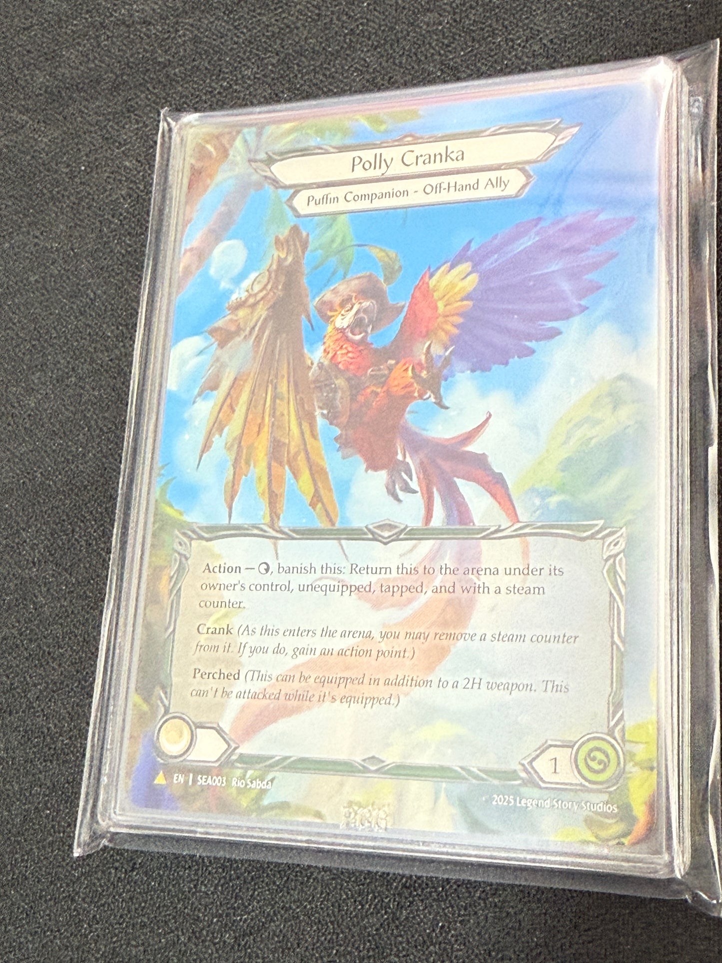 Polly Cranka Marvel Cold Foil PCG Graded 9.5