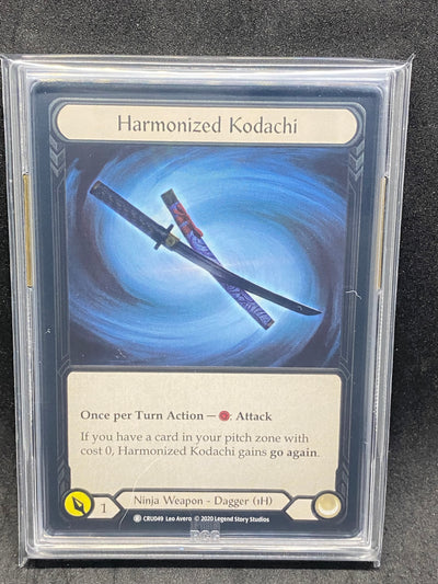 Harmonized Kodachi CF 9.5 Graded Player Slab