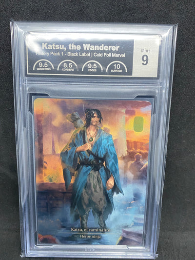 Katsu, The Wanderer Spanish Marvel 9 Graded Collector Slab