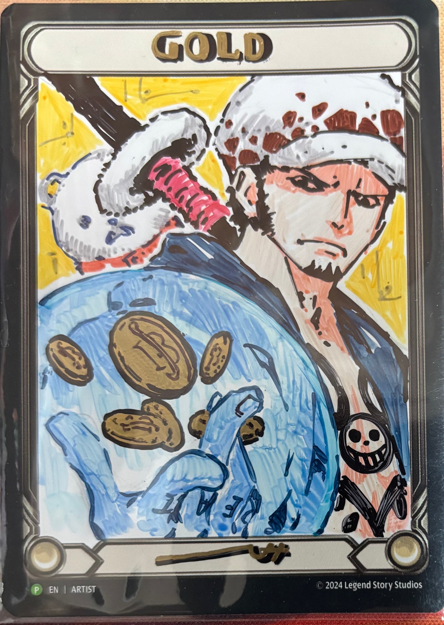 Gold Trafalgar Law Artist Proof