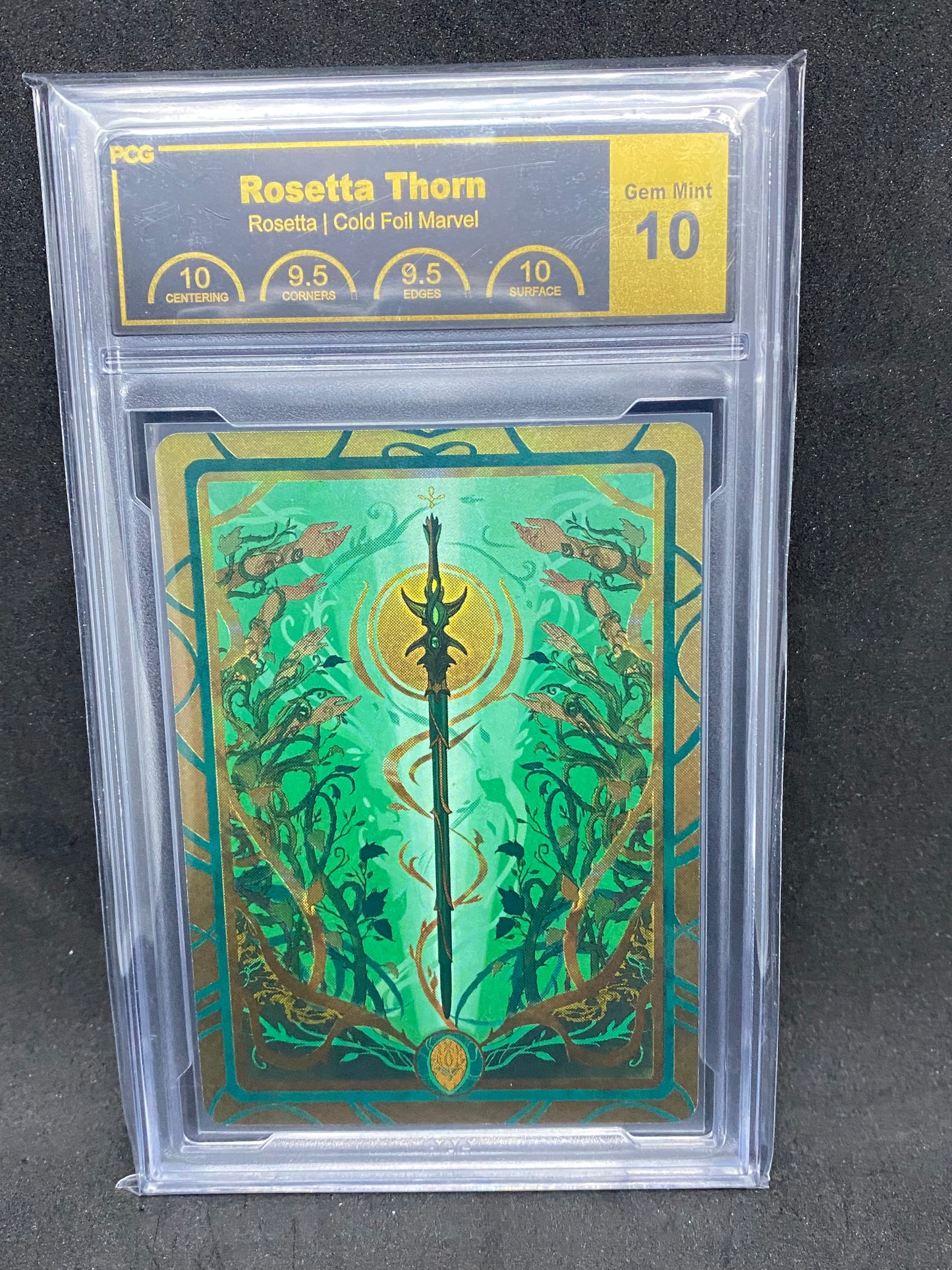 Rosetta Thorn Marvel CF 10 Gem Mint Graded Collector Slab