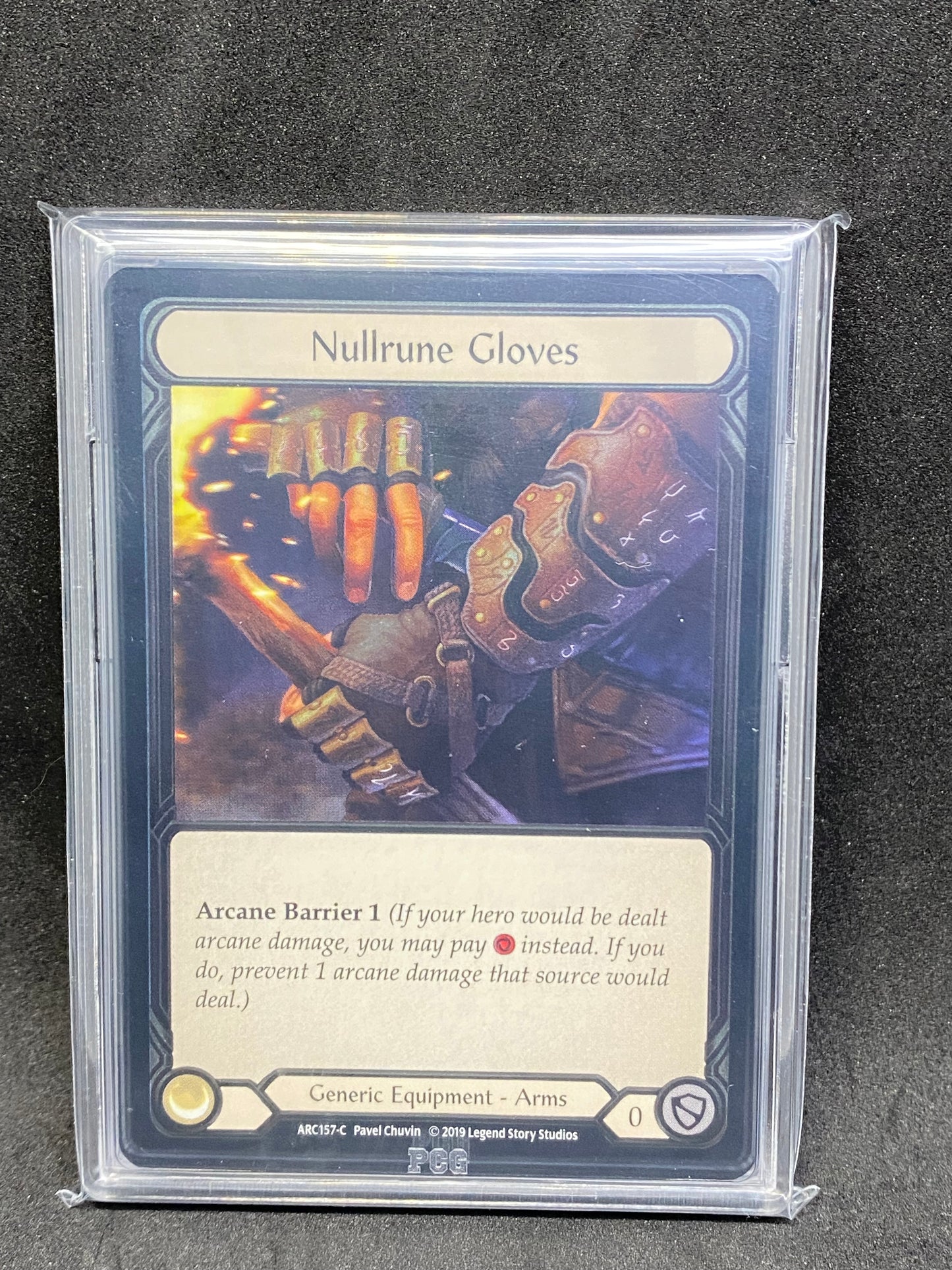 Nullrune Gloves CF 9 Graded Player Slab