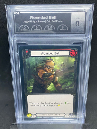 Wounded Bull (red) CF Judge Promo Graded 9