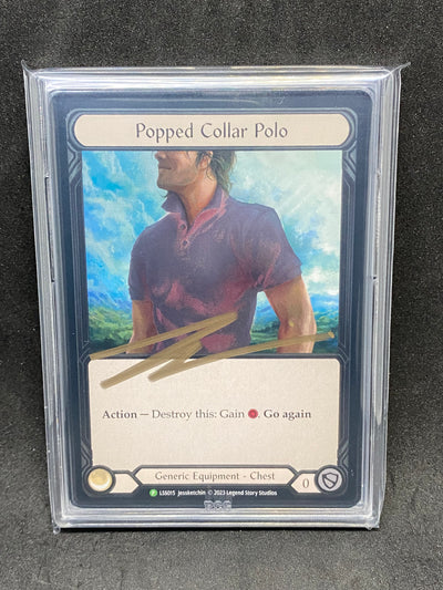 Popped Collar Polo (Pink) CF 9 Graded Player Slab