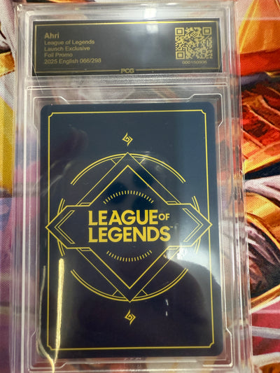 Ahri - Riftbound League of Legends TCG Promo Graded Pristine 10