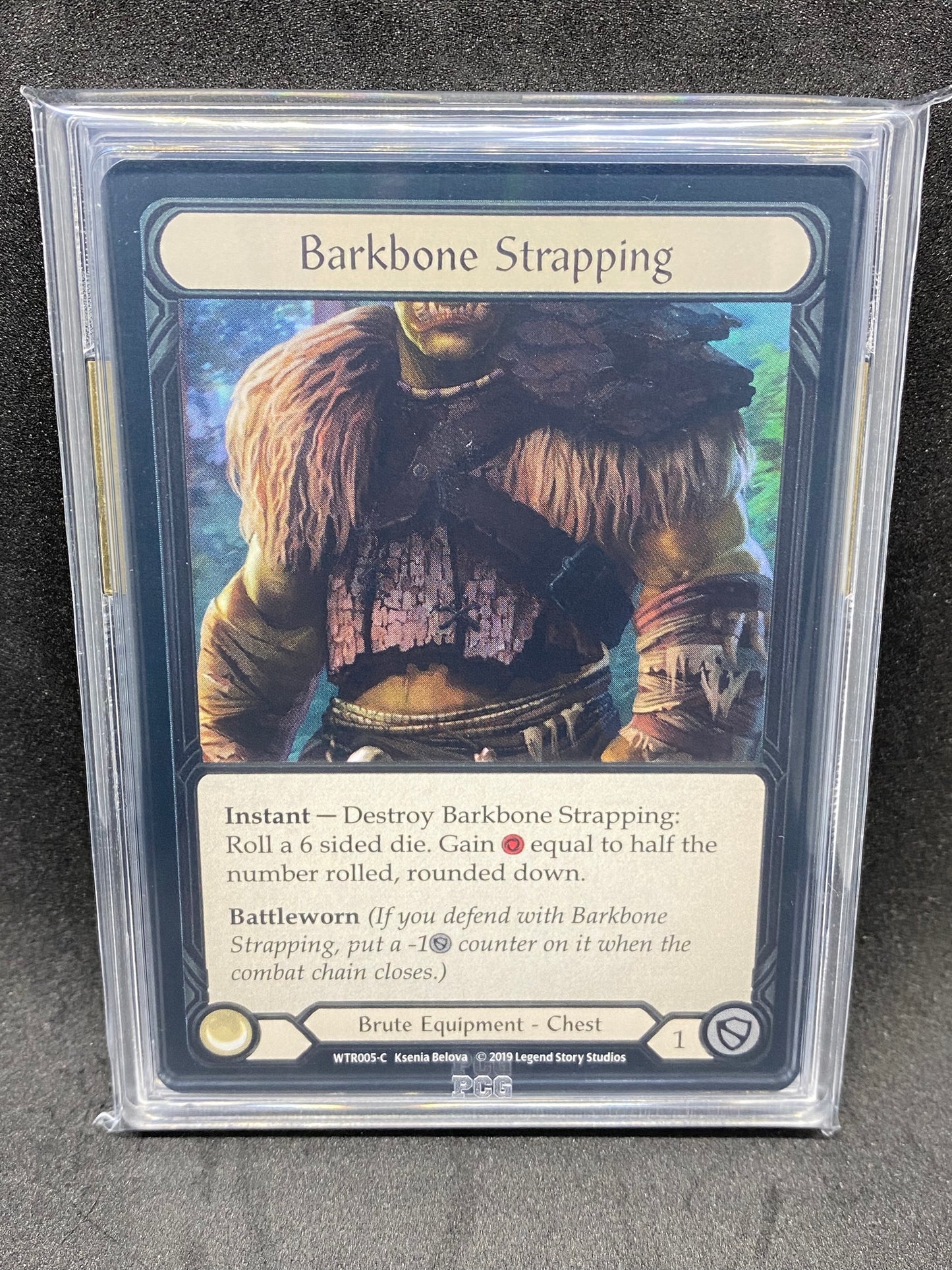 Barkbone Strapping CF 9.5 Graded Player Slab