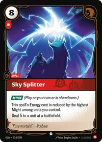 Sky Splitter Rainbow Foil