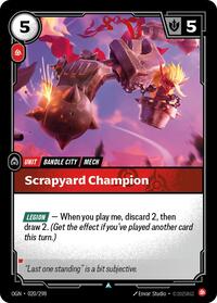 Scrapyard Champion Rainbow Foil