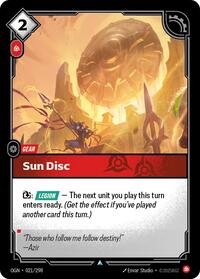 Sun Disc Rainbow Foil