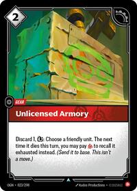 Unlicensed Armory Rainbow Foil