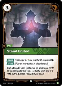 Stand United Rainbow Foil