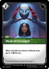 Mask of Foresight Rainbow Foil