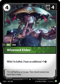 Wizened Elder Rainbow Foil