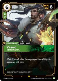 Yasuo Remorseful Alternate Art