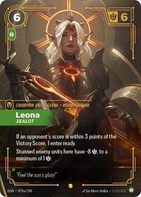 Leona Zealot Alternate Art