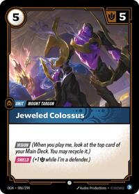 Jeweled Colossus Rainbow Foil