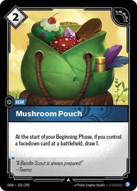 Mushroom Pouch Rainbow Foil