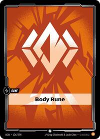 Body Rune Rainbow Foil