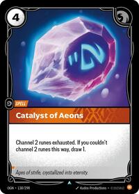 Catalyst of Aeons Rainbow Foil
