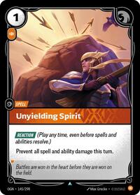 Unyielding Spirit Rainbow Foil