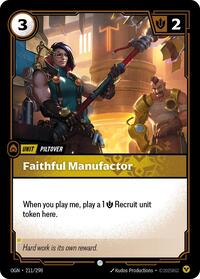 Faithful Manufactor