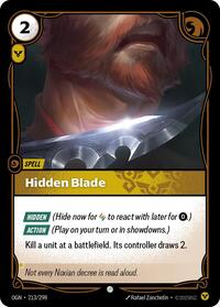 Hidden Blade Rainbow Foil