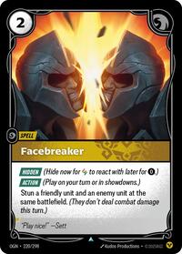 Facebreaker Rainbow Foil